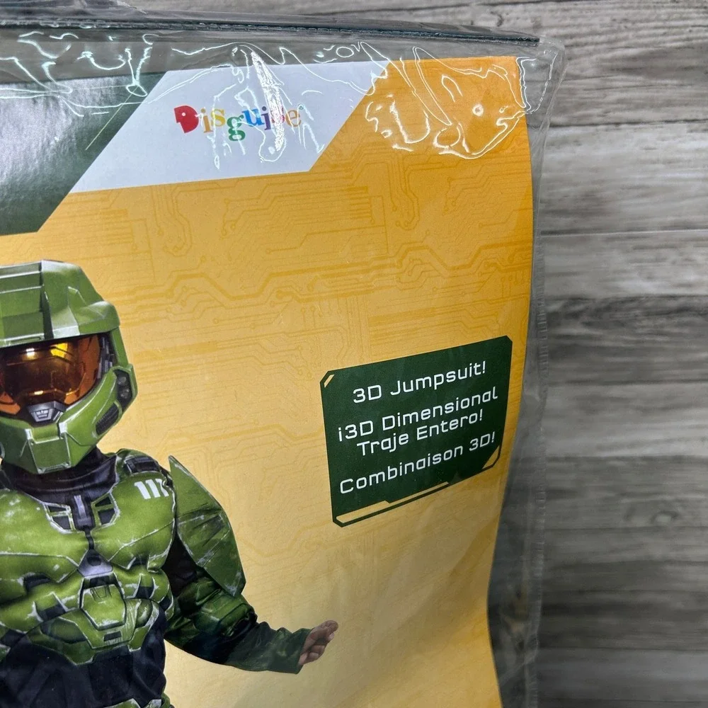 Halo Infinite Master Chief Muscle Kids Costume Large 10/12